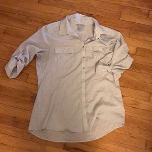 Light grey H+M button down
